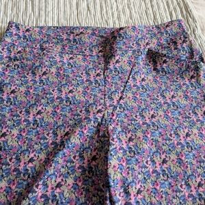 chico's Floral Patterned Comfort Pants Size 3